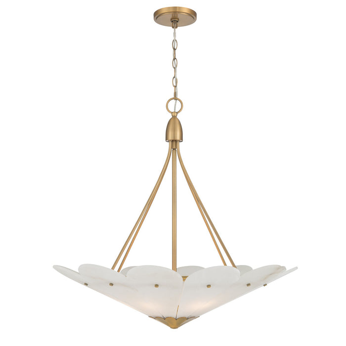 Minka-Lavery - 12396-732 - Six Light Pendant - Althira - Legacy Brass