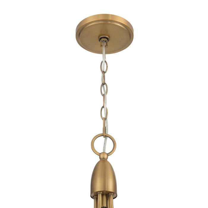 Minka-Lavery - 12396-732 - Six Light Pendant - Althira - Legacy Brass