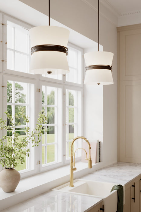 Minka-Lavery - 12415-860 - Three Light Pendant - Dalvor - Dark Bronze