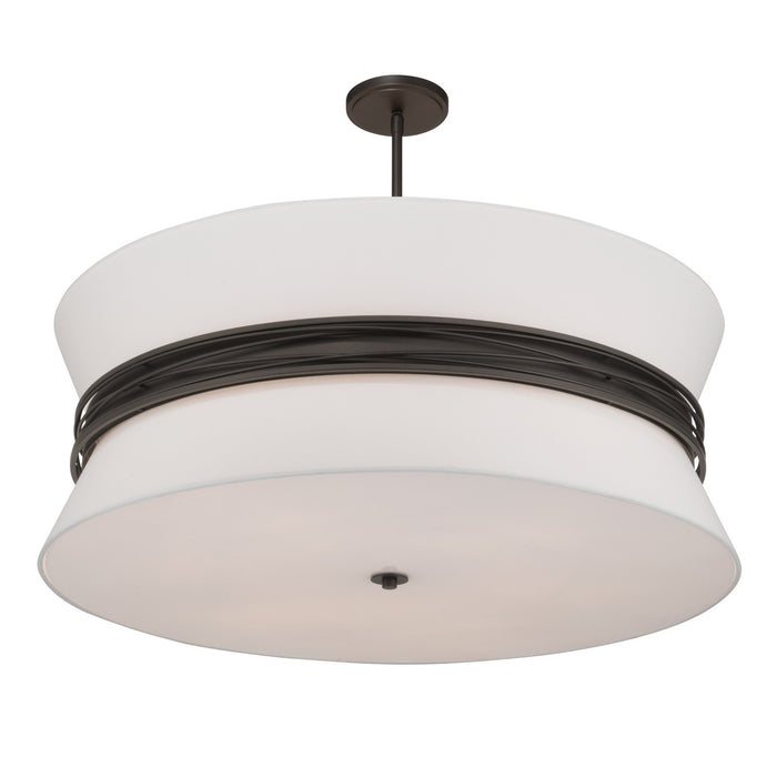 Minka-Lavery - 12416-860 - Six Light Pendant - Dalvor - Dark Bronze