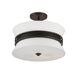 Minka-Lavery - 12417-860 - Three Light Semi-Flush Mount - Dalvor - Dark Bronze