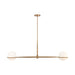 Minka-Lavery - 12507-732 - Two Light Linear Chandelier - Orstyn - Legacy Brass