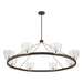 Minka-Lavery - 12728-796 - Eight Light Chandelier - Noellea - Dark Bronze