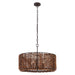 Minka-Lavery - 12954-860 - Four Light Pendant - Beaudelle - Dark Bronze