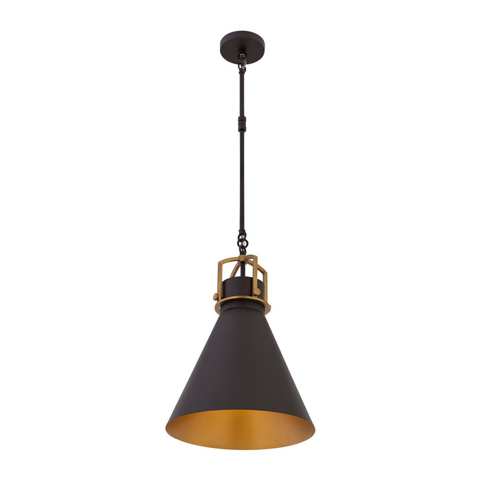 Minka-Lavery - 13105-796 - One Light Pendant - Fenric - Dark Bronze