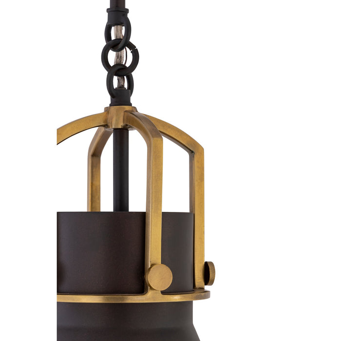 Minka-Lavery - 13105-796 - One Light Pendant - Fenric - Dark Bronze