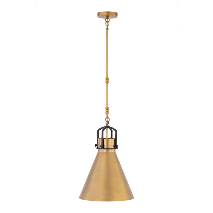 Minka-Lavery - 13105-855 - One Light Pendant - Fenric - Legacy Brass