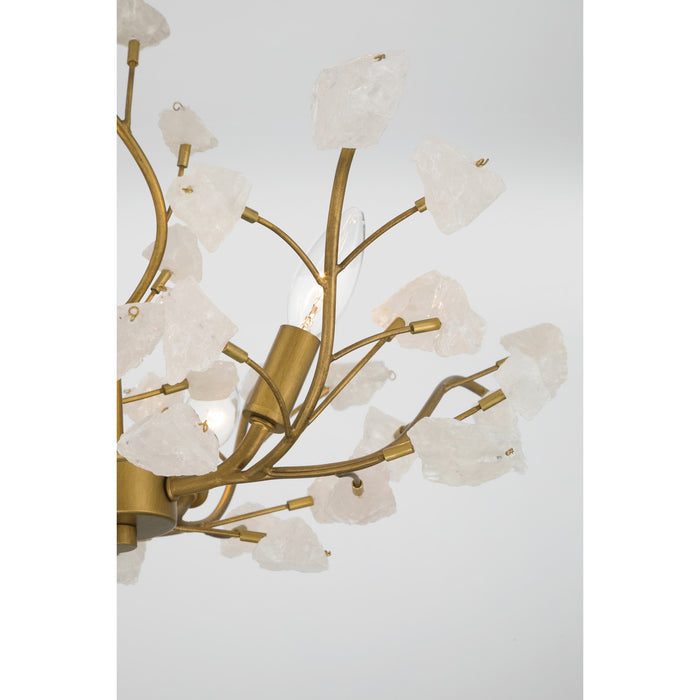 Minka-Lavery - 13954-870 - Five Light Semi-Flush Mount - Ramus - Painted Legacy Brass