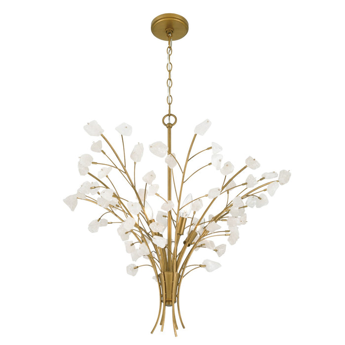 Minka-Lavery - 13955-870 - Six Light Chandelier - Ramus - Painted Legacy Brass