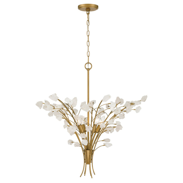 Minka-Lavery - 13955-870 - Six Light Chandelier - Ramus - Painted Legacy Brass