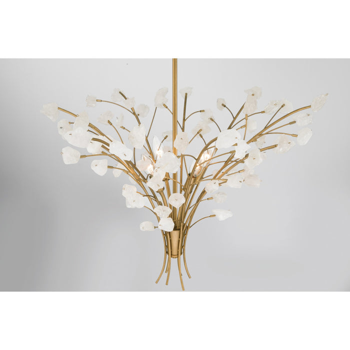 Minka-Lavery - 13955-870 - Six Light Chandelier - Ramus - Painted Legacy Brass