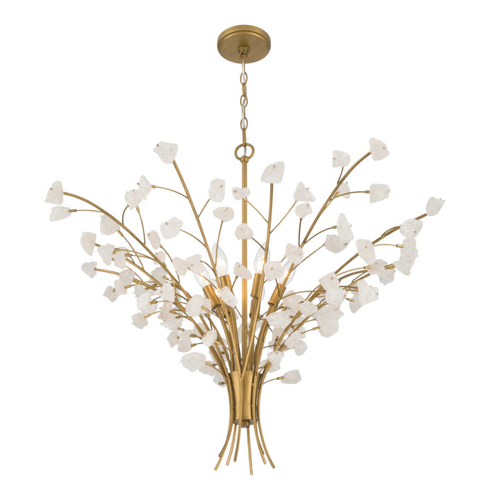 Minka-Lavery - 13956-870 - Eight Light Chandelier - Ramus - Painted Legacy Brass