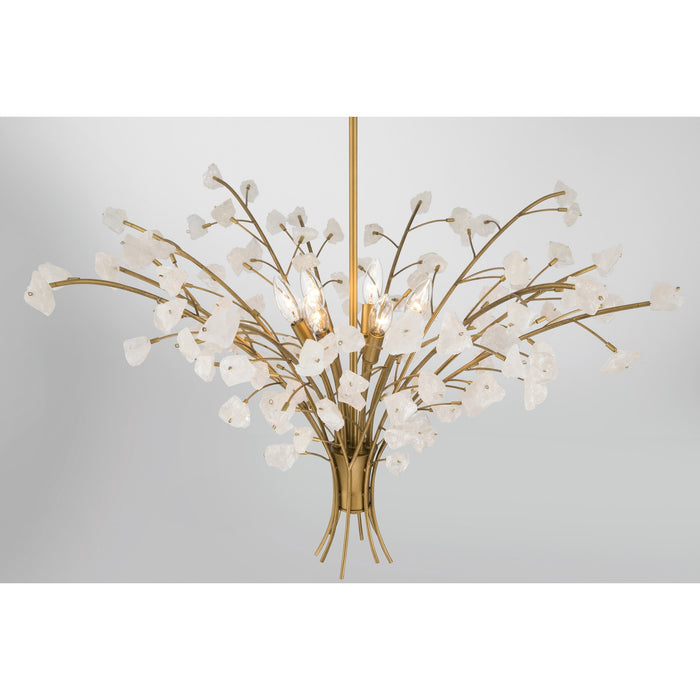 Minka-Lavery - 13956-870 - Eight Light Chandelier - Ramus - Painted Legacy Brass