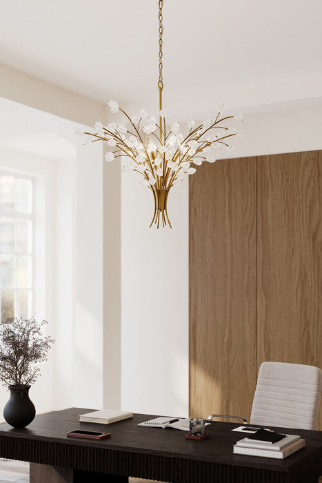 Minka-Lavery - 13956-870 - Eight Light Chandelier - Ramus - Painted Legacy Brass