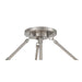 Minka-Lavery - 14086-84 - Three Light Semi-Flush Mount - Halora - Brushed Nickel