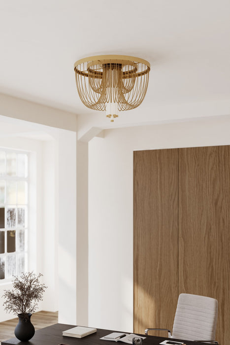 Minka-Lavery - 15255-732-L - LED Flush Mount - Jezelle - Legacy Brass