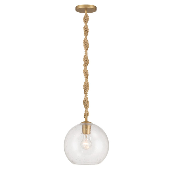 Minka-Lavery - 15565-732 - One Light Mini Pendant - Elyric - Legacy Brass