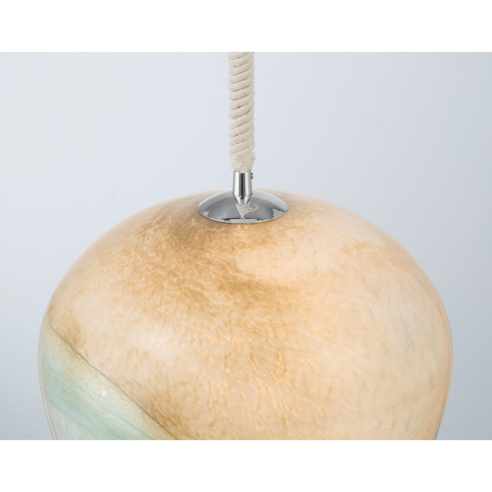 Minka-Lavery - 15575-613 - One Light Pendant - Sandrelle - Polished Nickel