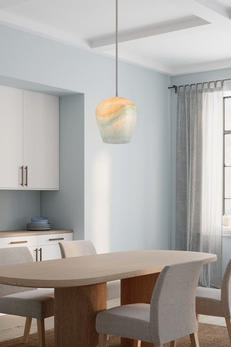 Minka-Lavery - 15575-613 - One Light Pendant - Sandrelle - Polished Nickel