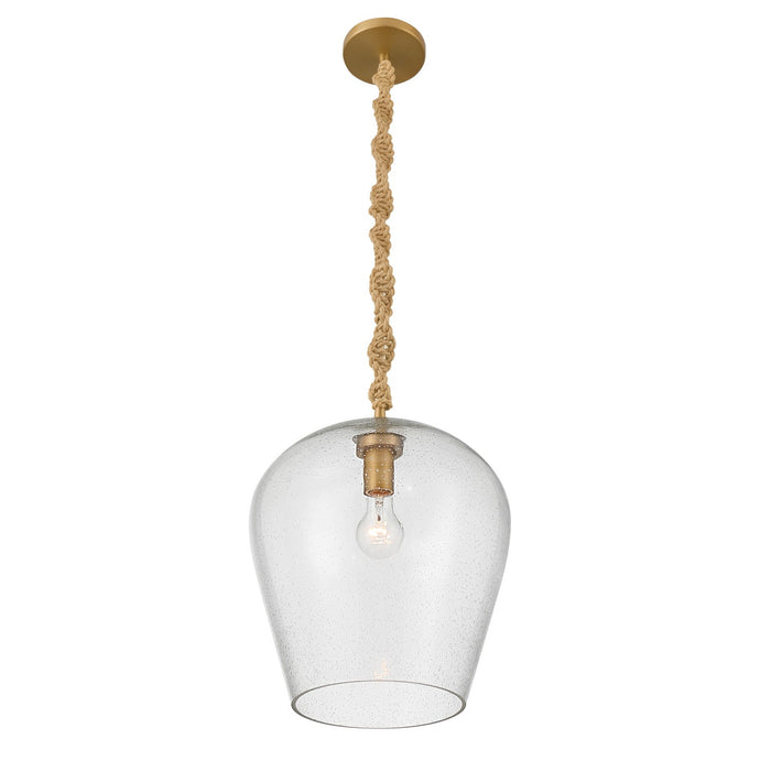 Minka-Lavery - 15585-732 - One Light Pendant - Elyric - Legacy Brass