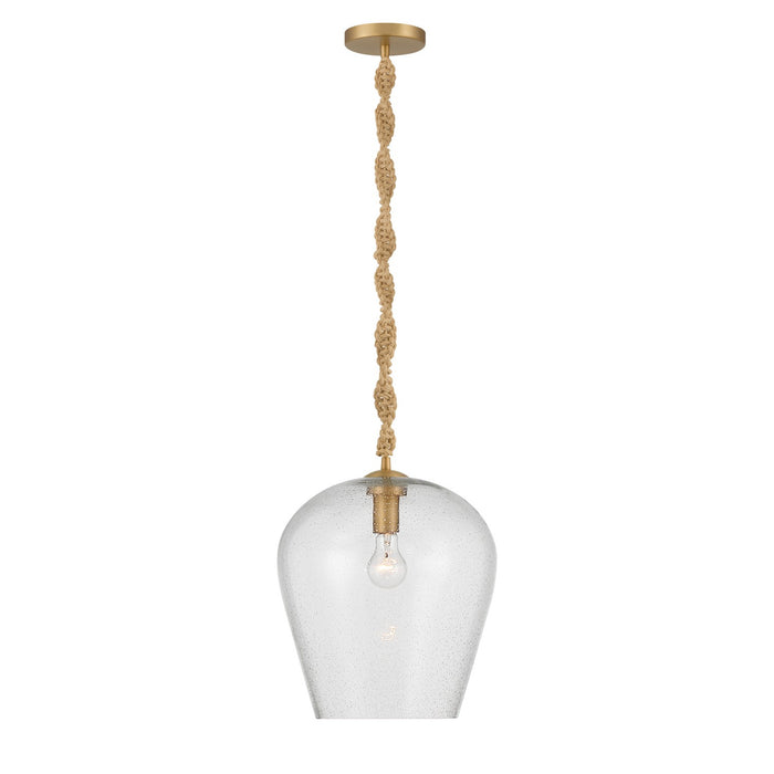 Minka-Lavery - 15585-732 - One Light Pendant - Elyric - Legacy Brass