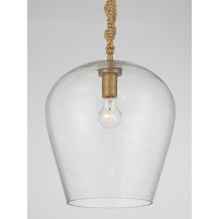Minka-Lavery - 15585-732 - One Light Pendant - Elyric - Legacy Brass