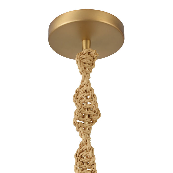 Minka-Lavery - 15585-732 - One Light Pendant - Elyric - Legacy Brass