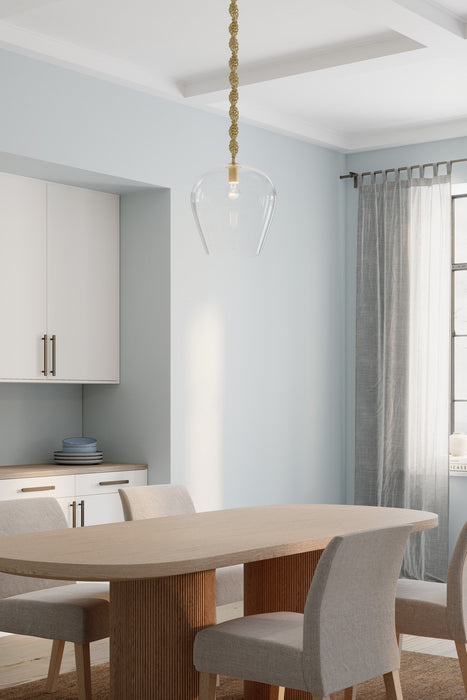 Minka-Lavery - 15585-732 - One Light Pendant - Elyric - Legacy Brass