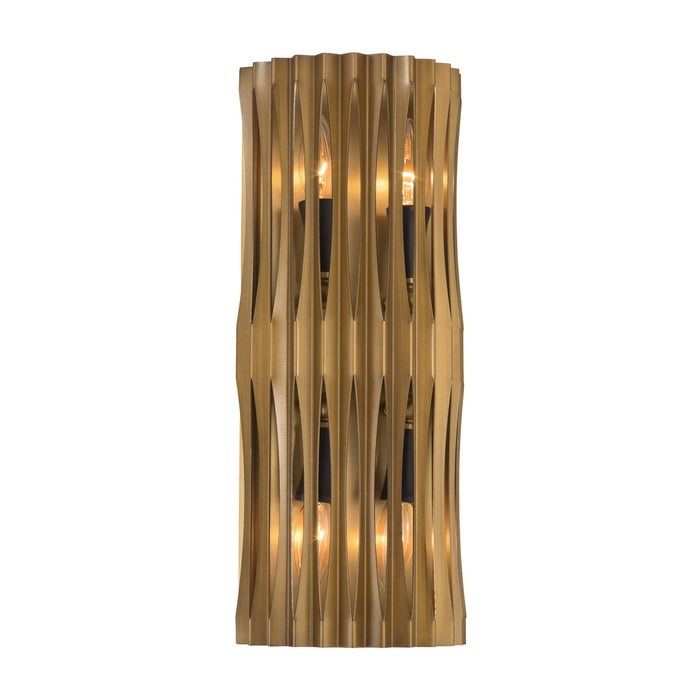 Minka-Lavery - 16020-877 - Four Light Wall Sconce - Aven - Sand Coal Black