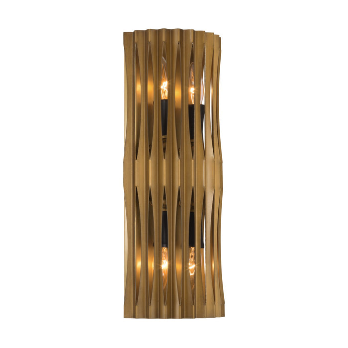 Minka-Lavery - 16020-877 - Four Light Wall Sconce - Aven - Sand Coal Black
