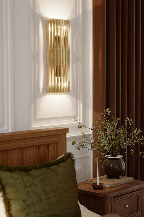 Minka-Lavery - 16020-877 - Four Light Wall Sconce - Aven - Sand Coal Black