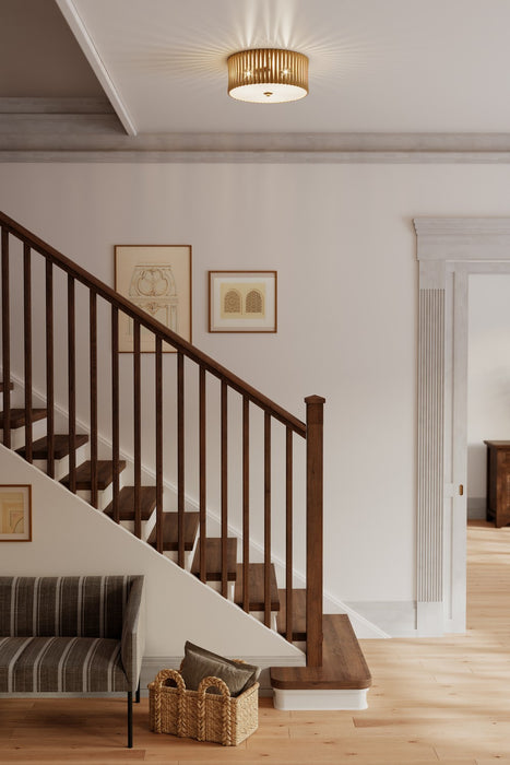 Minka-Lavery - 16023-877 - Three Light Flush Mount - Aven - Sand Coal Black