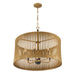 Minka-Lavery - 16026-877 - Six Light Pendant - Aven - Sand Coal Black