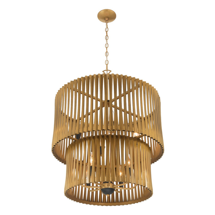 Minka-Lavery - 16028-877 - Eight Light Pendant - Aven - Sand Coal Black