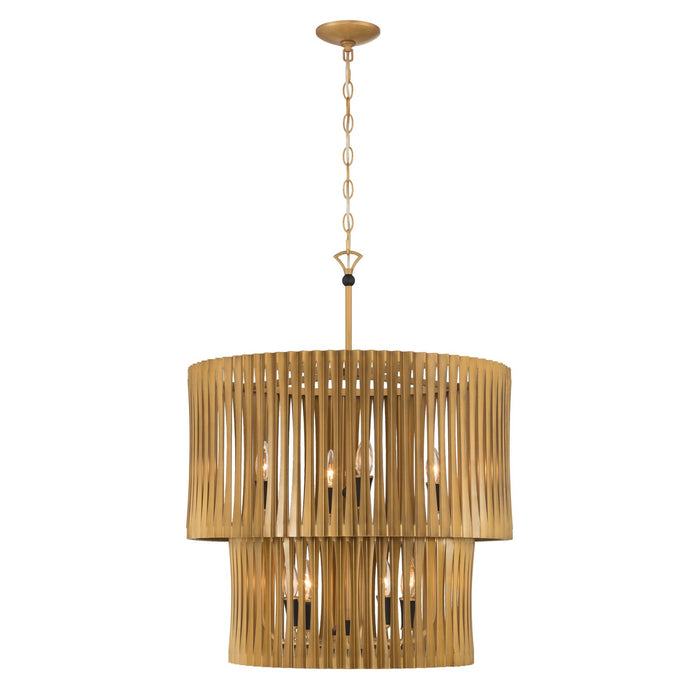 Minka-Lavery - 16028-877 - Eight Light Pendant - Aven - Sand Coal Black