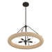 Minka-Lavery - 17115-860 - Five Light Pendant - Aeris - Dark Bronze
