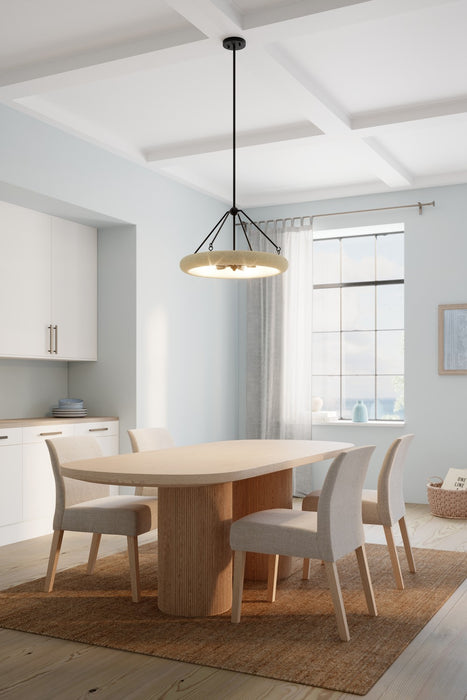 Minka-Lavery - 17115-860 - Five Light Pendant - Aeris - Dark Bronze