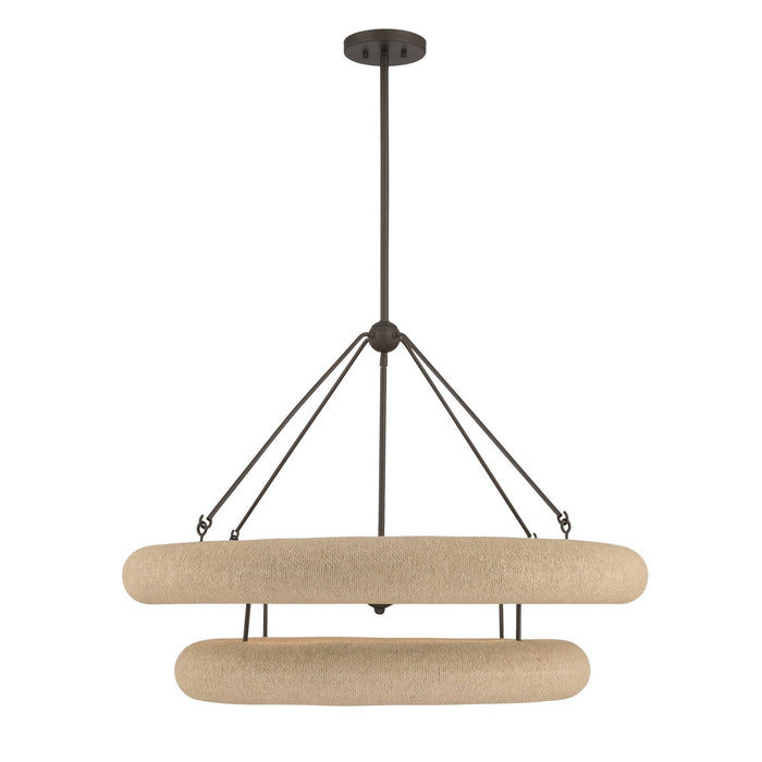 Minka-Lavery - 17116-860 - Eight Light Pendant - Aeris - Dark Bronze