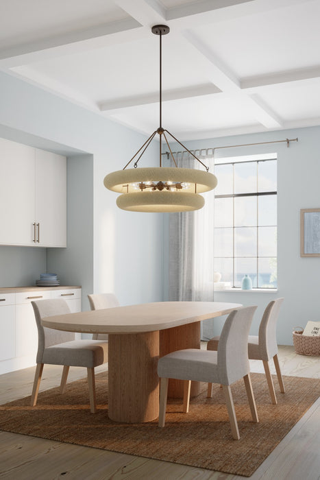 Minka-Lavery - 17116-860 - Eight Light Pendant - Aeris - Dark Bronze