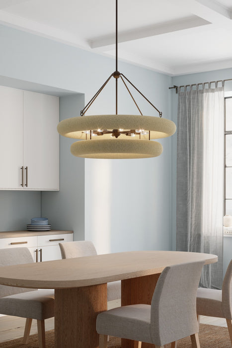 Minka-Lavery - 17116-860 - Eight Light Pendant - Aeris - Dark Bronze