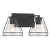 Minka-Lavery - 17642-899 - Two Light Vanity - Lorenth - Dark Matte Black