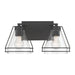 Minka-Lavery - 17642-899 - Two Light Vanity - Lorenth - Dark Matte Black