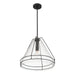 Minka-Lavery - 17649-899 - One Light Pendant - Lorenth - Dark Matte Black
