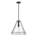Minka-Lavery - 17649-899 - One Light Pendant - Lorenth - Dark Matte Black
