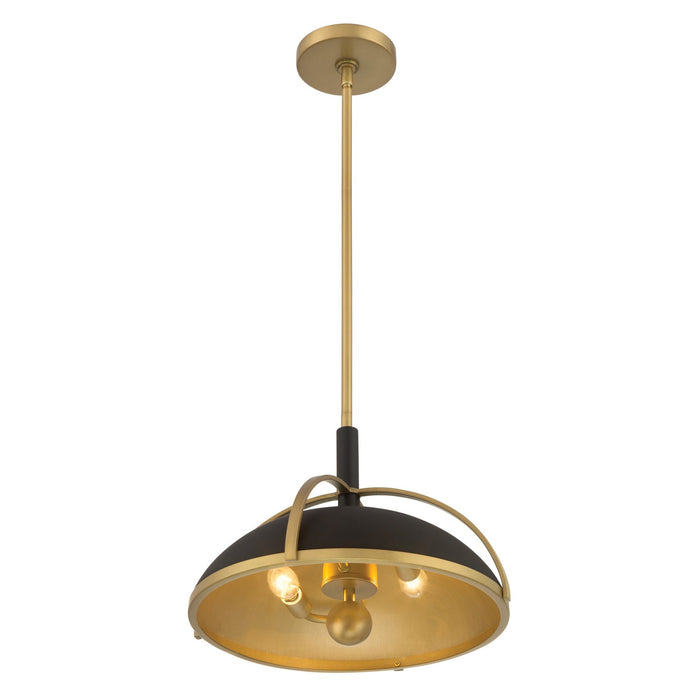 Minka-Lavery - 18312-880 - Two Light Pendant - Yorkshire - Dark Matte Black