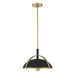 Minka-Lavery - 18312-880 - Two Light Pendant - Yorkshire - Dark Matte Black