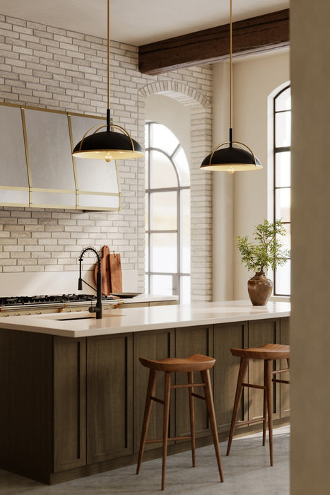 Minka-Lavery - 18312-880 - Two Light Pendant - Yorkshire - Dark Matte Black