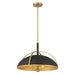 Minka-Lavery - 18314-880 - Four Light Pendant - Yorkshire - Dark Matte Black