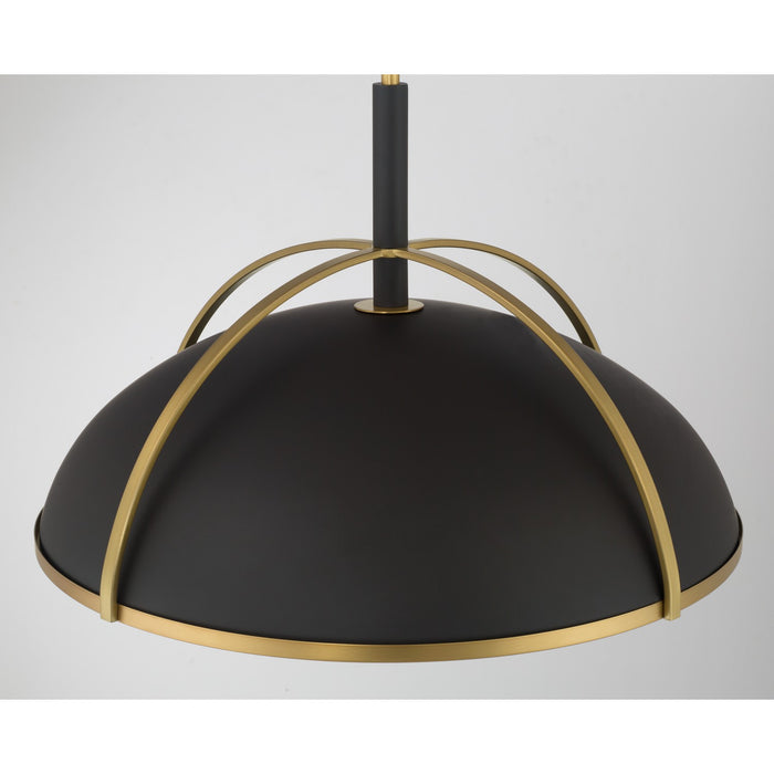 Minka-Lavery - 18314-880 - Four Light Pendant - Yorkshire - Dark Matte Black