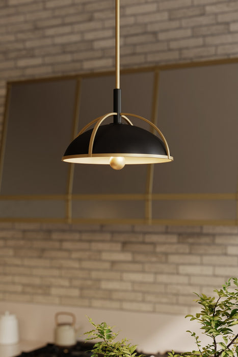 Minka-Lavery - 18314-880 - Four Light Pendant - Yorkshire - Dark Matte Black